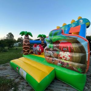 piepūšamā atrakcija dinozaurs